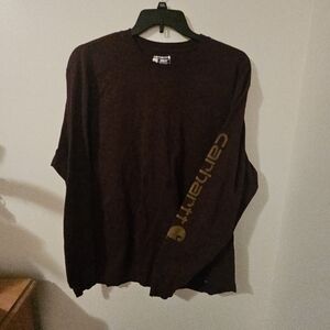 Carhartt Burgundy Crew Neck Shirt